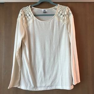 Lace embellished Top