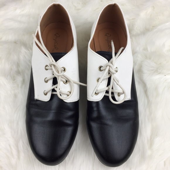 Qupid Black Oxford Shoes Qupid Black Oxford Shoes