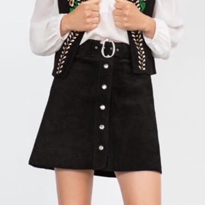 Zara Suede Skirt