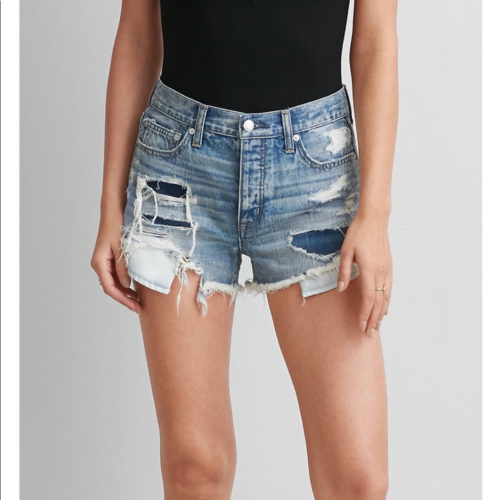 American eagle hi-rise festival shorts