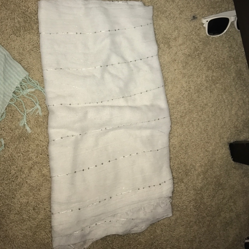 White scarf
