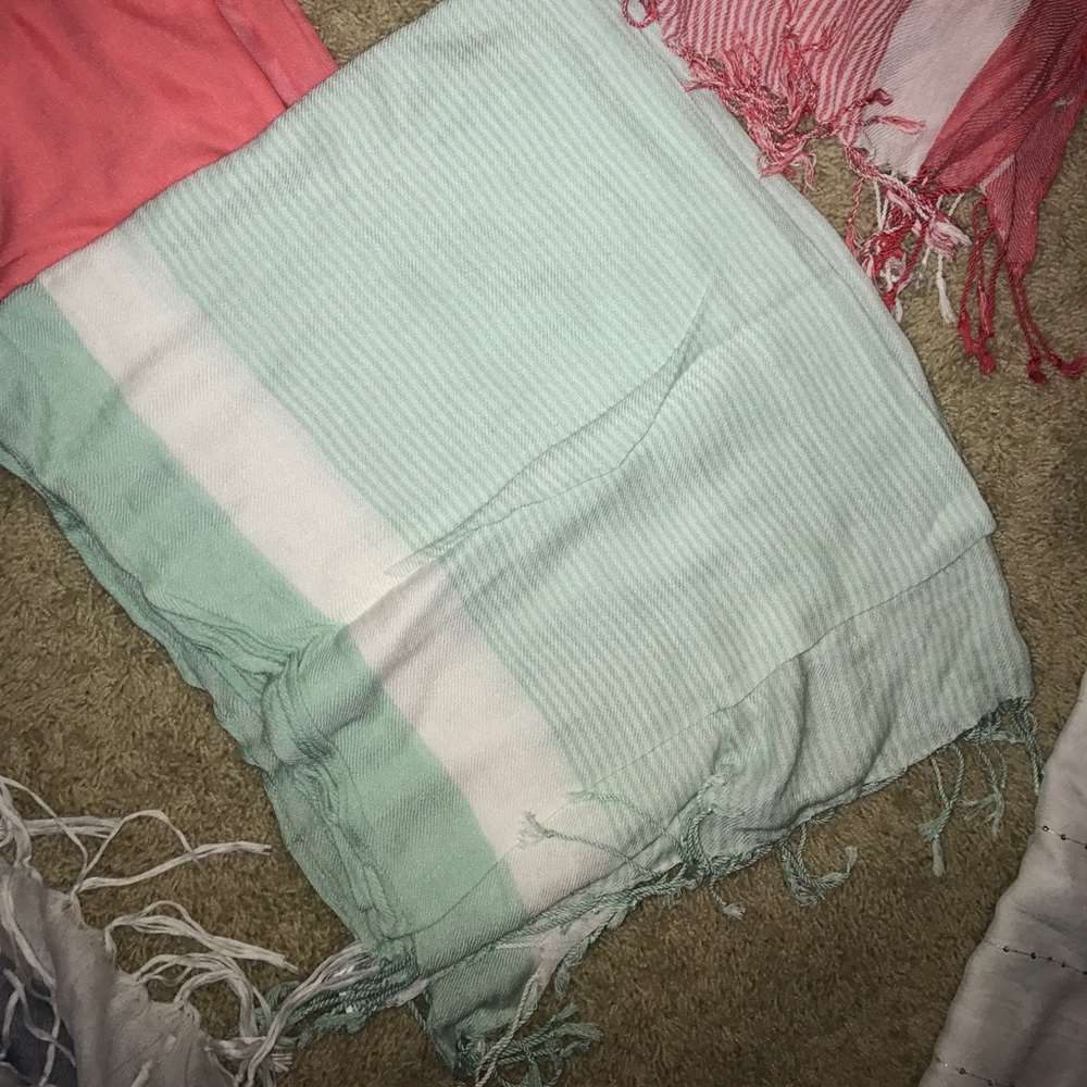 Teal scarf
