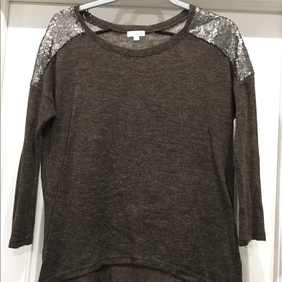 Sweater rhinestone tee - Picture 1 of 2