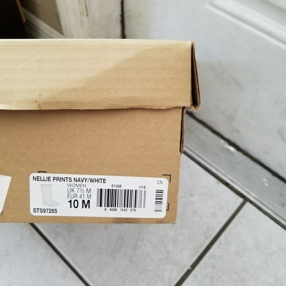 👏💋👠host pick🛍💍👒 Nellie print navy/ white - Picture 7 of 7