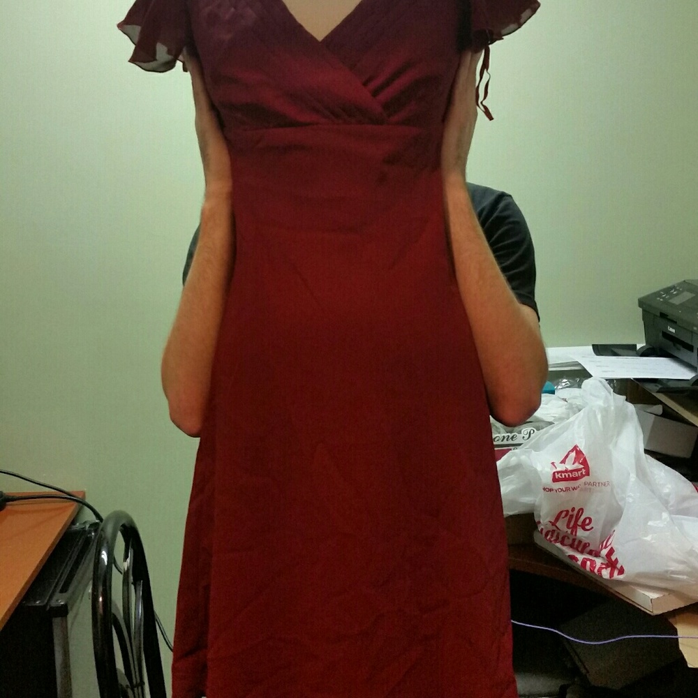 Spring Cleaning!!!!   Lady in red dress