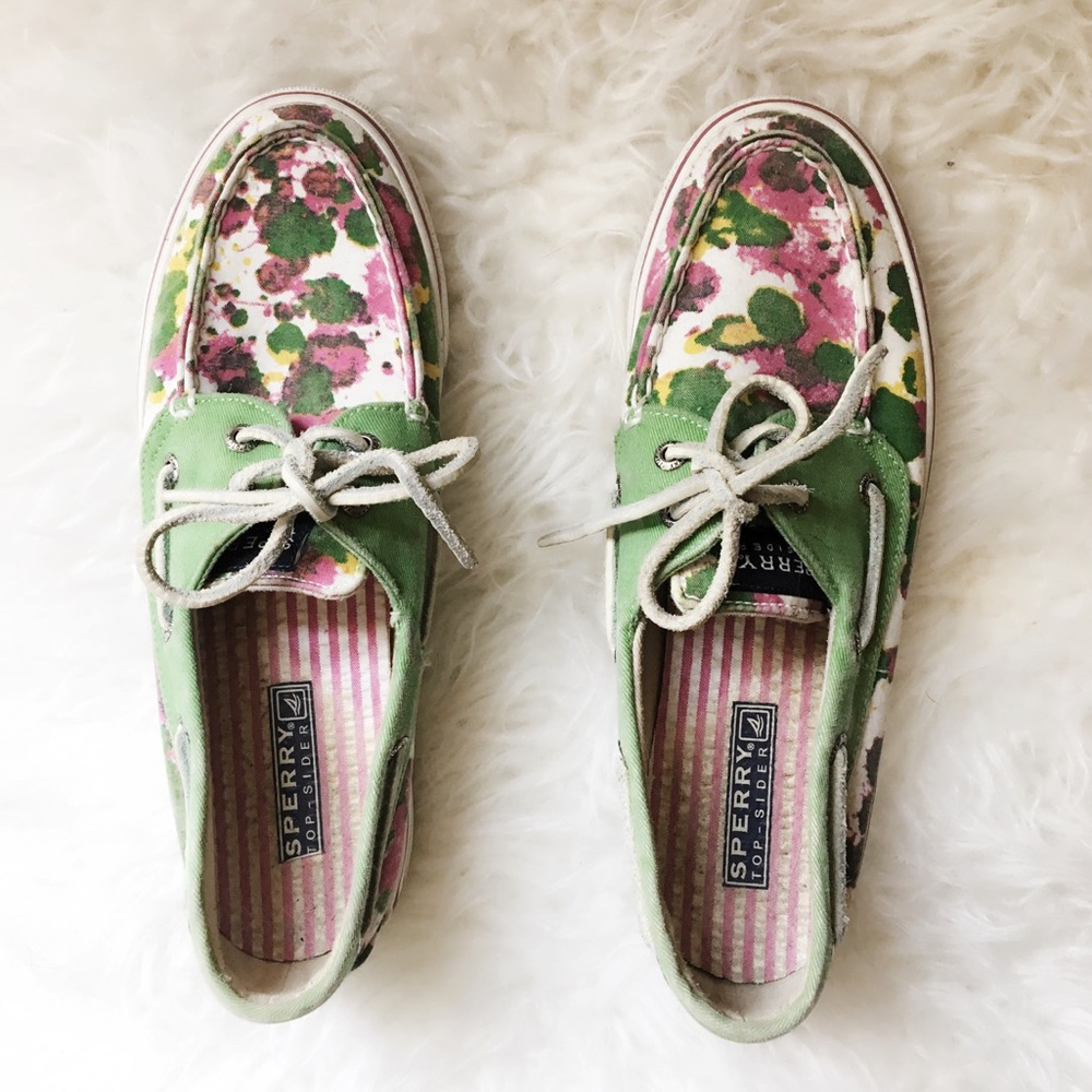 Paint Splat Sperry Shoes. Size 6 1/2. - Picture 2 of 2