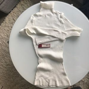 Ribbed t neck merona sweater