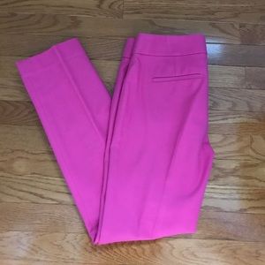 Loft bright pink dress pants