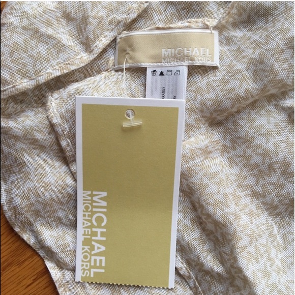 NWT Michael Kors MK logo scarf - Picture 5 of 5