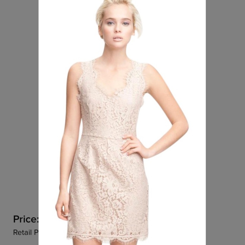 NWT Joie Cream Lace dress