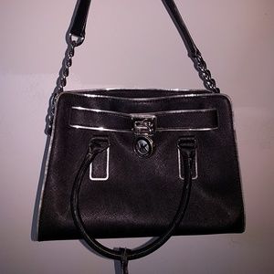 Michael Kors Med Hamilton Saffiano Leather Tote