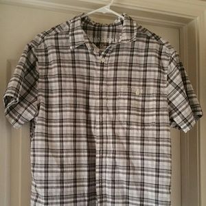 Plaid button up shirt