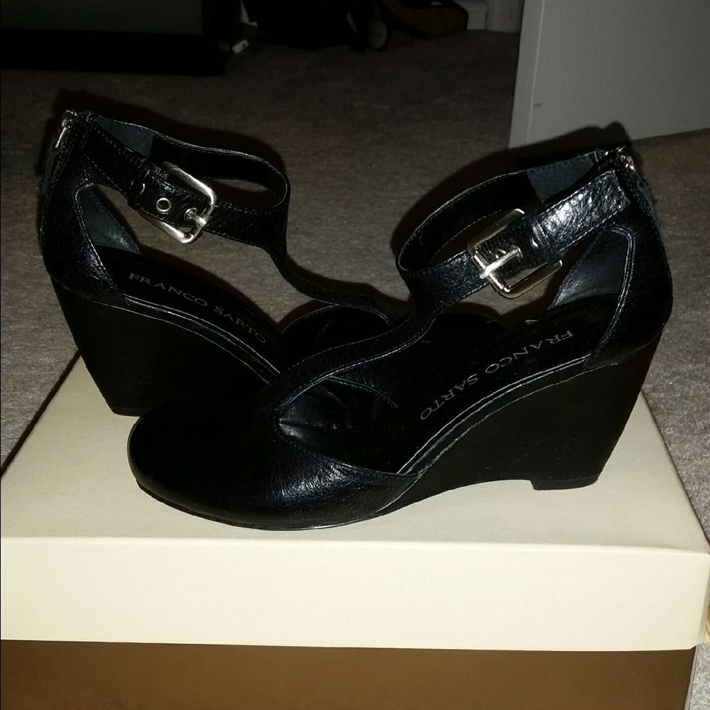 Franco Sarto Black Heels