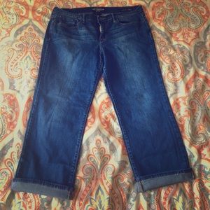 Lucky jeans, sweet n' crop jeans