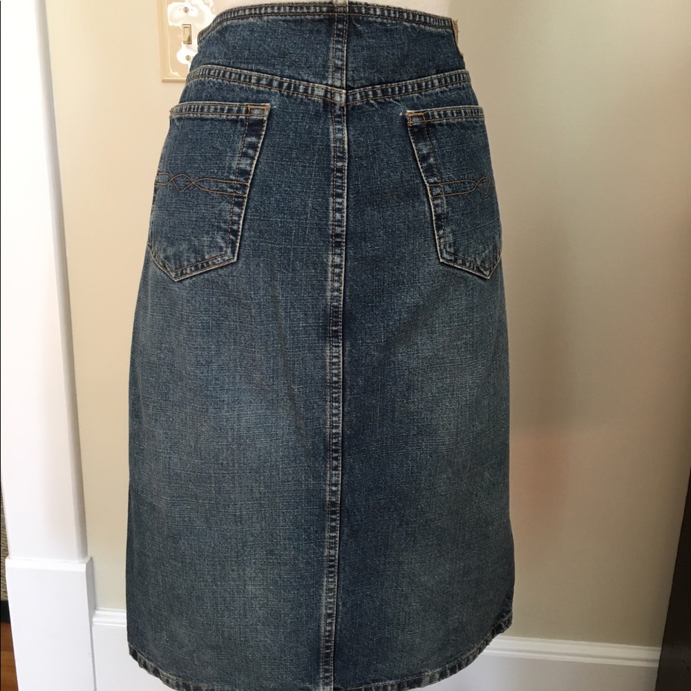 Vintage lei Denim Skirt - Picture 5 of 6