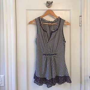 Anthropologie Striped/Patterned Top