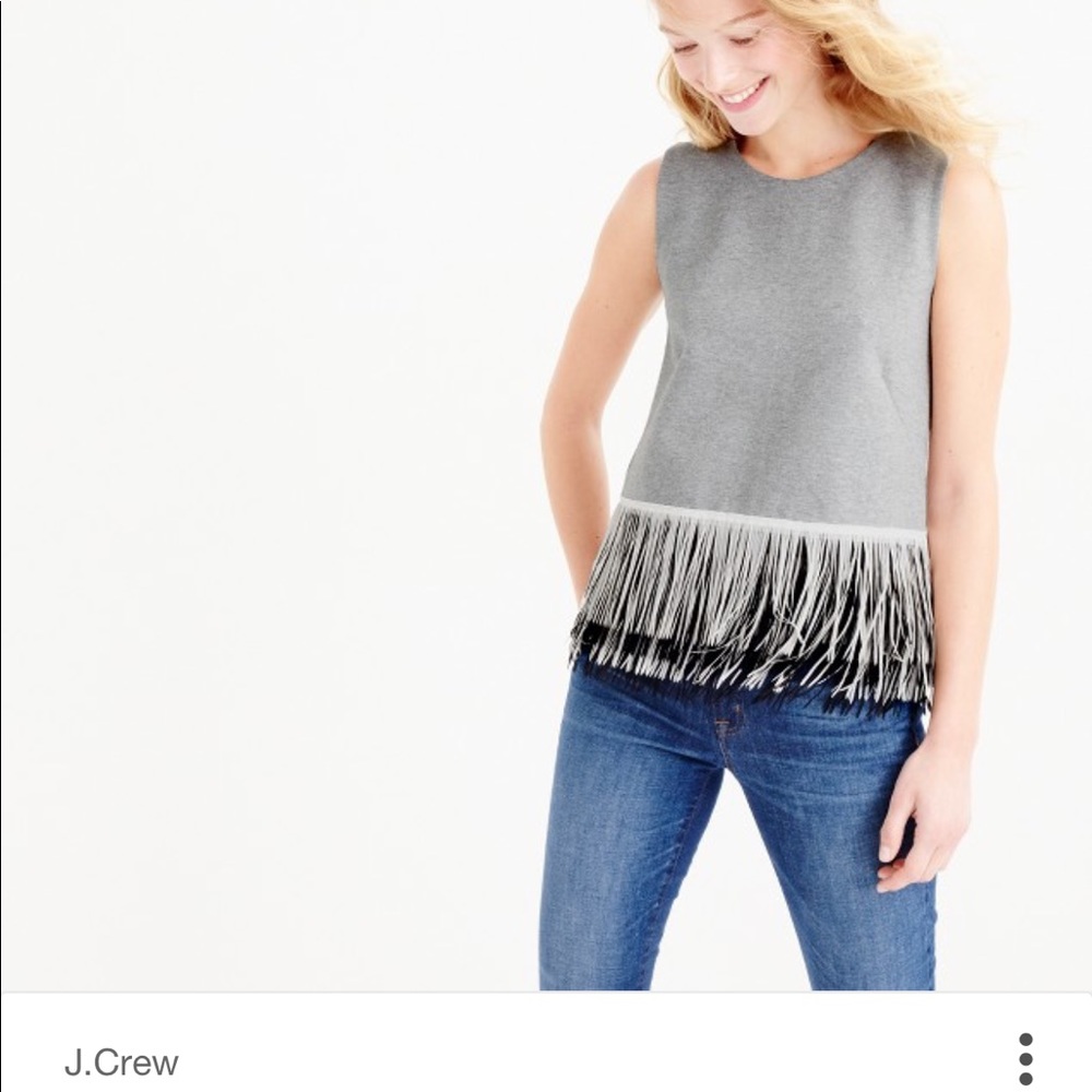 J. Crew fray top