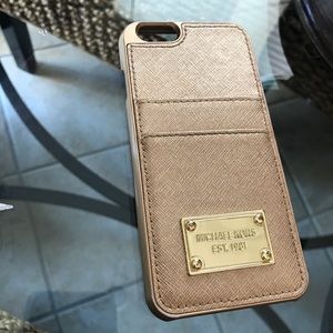 Gold Michael Kors iPhone 6/6s Phone Case