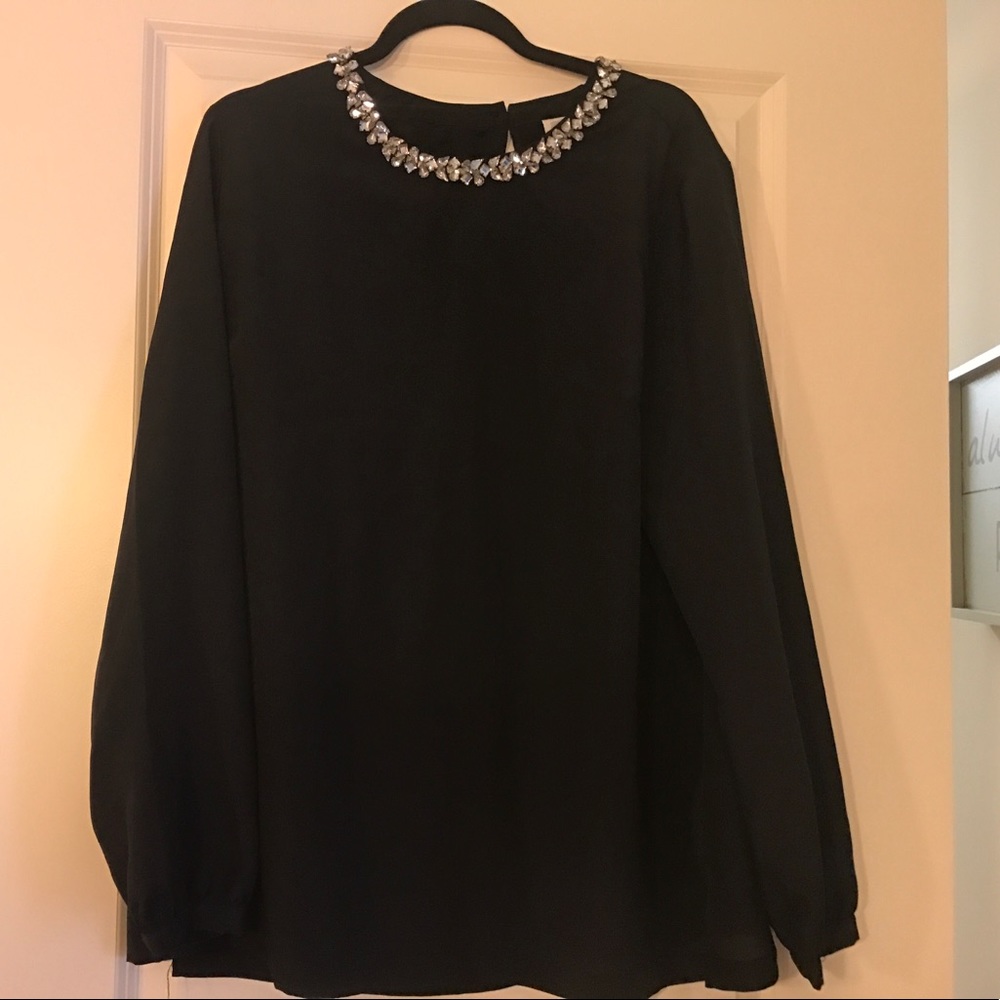 Black Long Sleeve Blouse