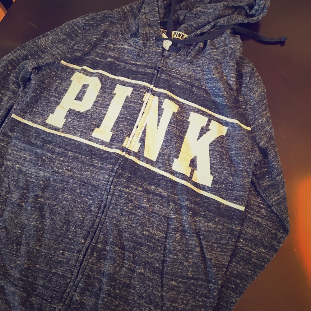 "Navy Blue"🌺Pink Victoria's Secret Hoodie 🌺