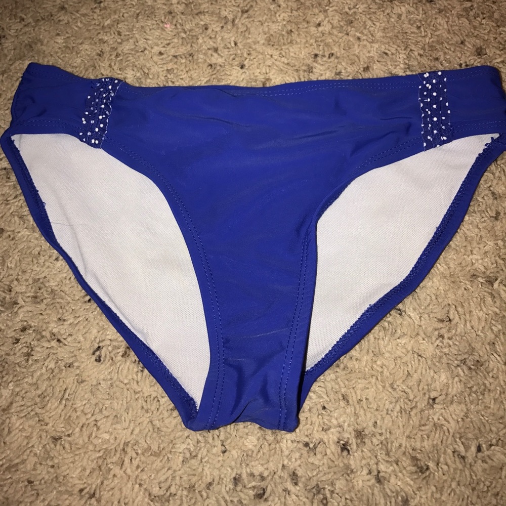 Blue bikini bottoms