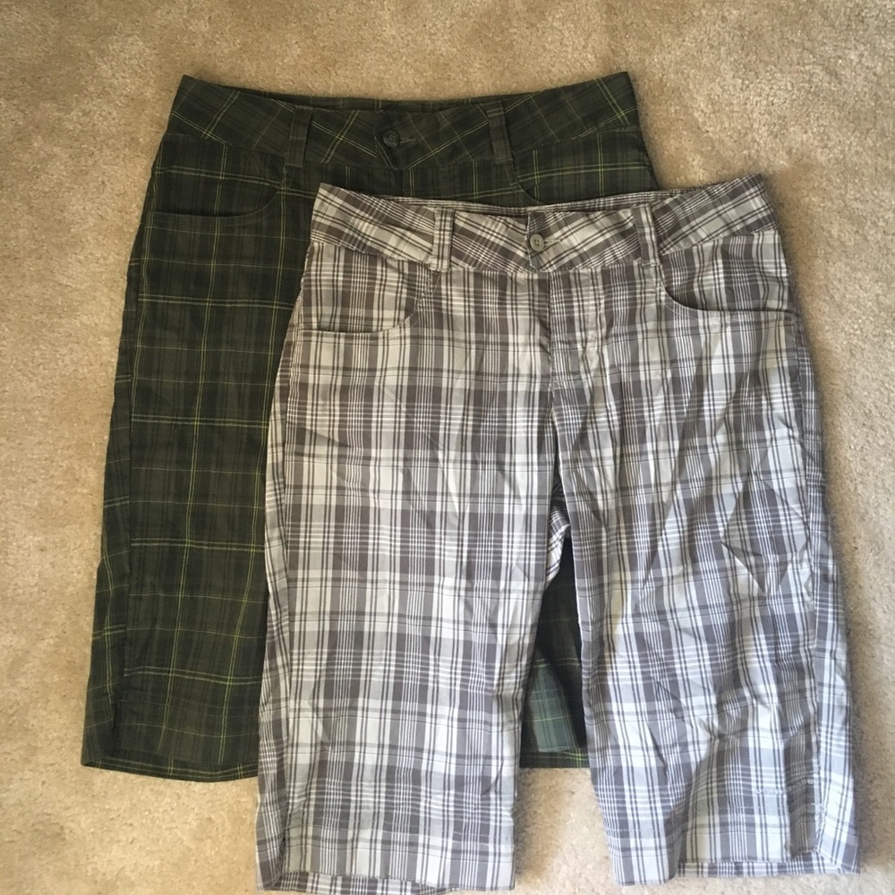 plaid shorts (women's)
