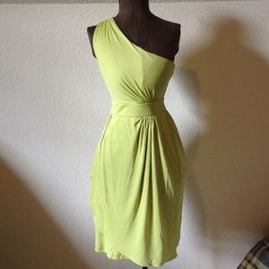 Diane Von Furstenberg Yellow-Green Dress