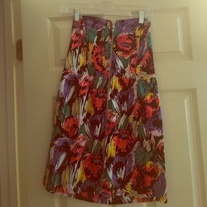 Mini Dress. Full zipper down front.