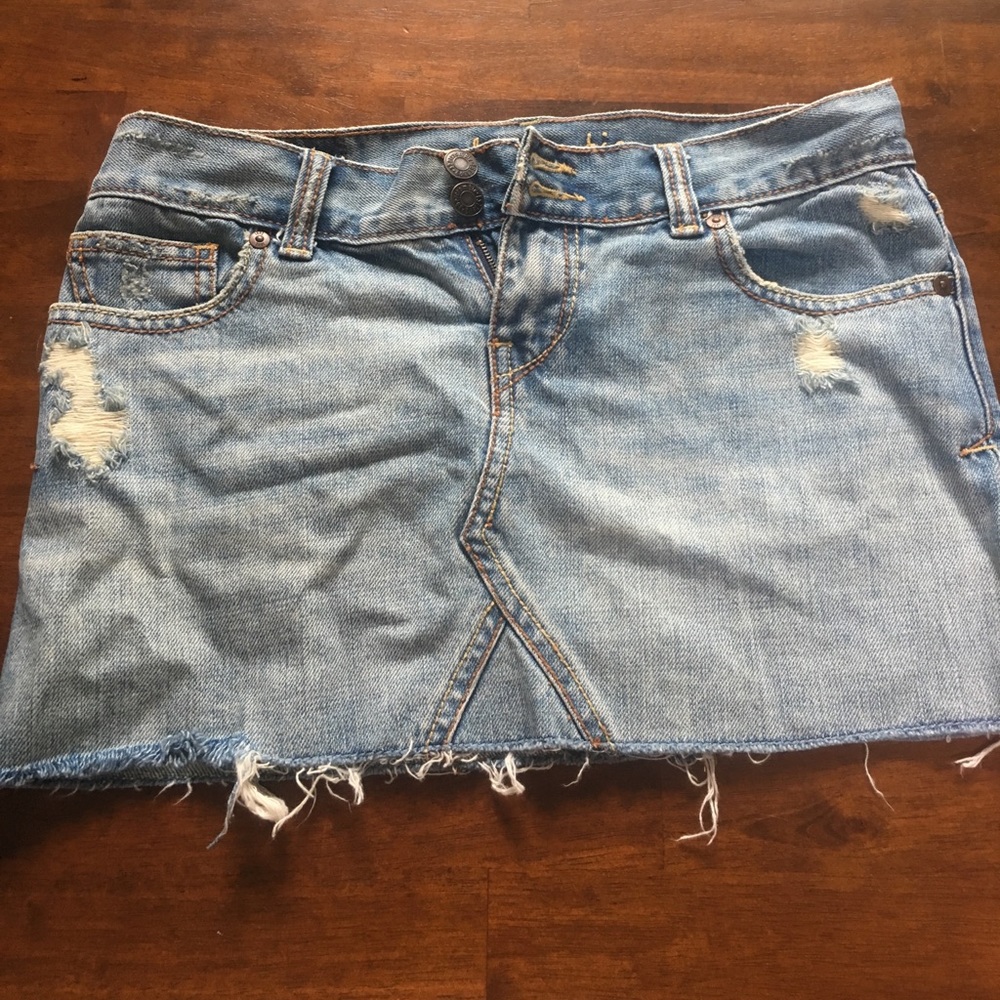 Abercrombie kids jean skirt