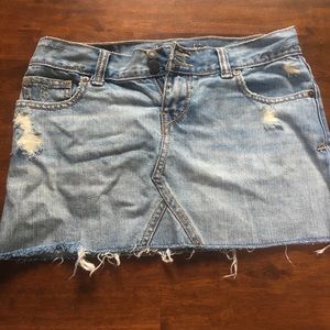Abercrombie kids jean skirt