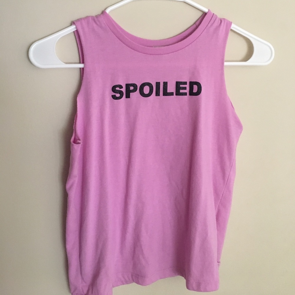 'Spoiled' Pink Crop top