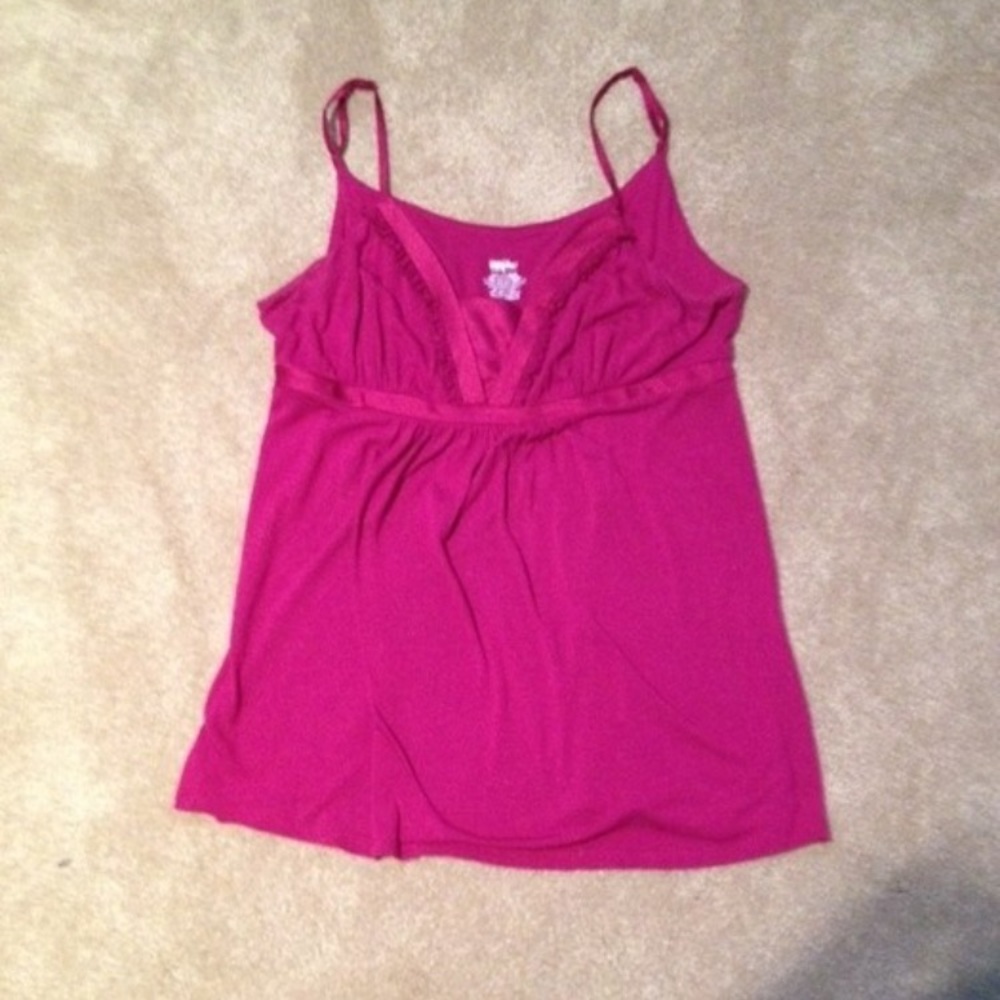 Magenta sleeveless top