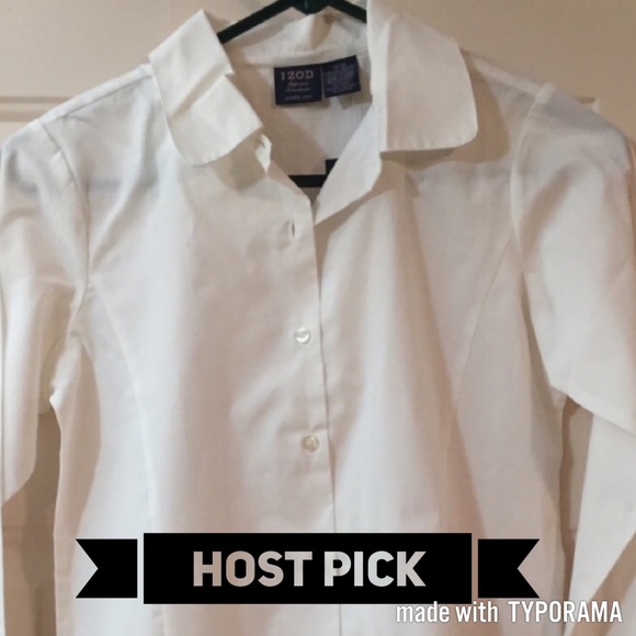 Izod School Uniform Blouse - Picture 1 of 3