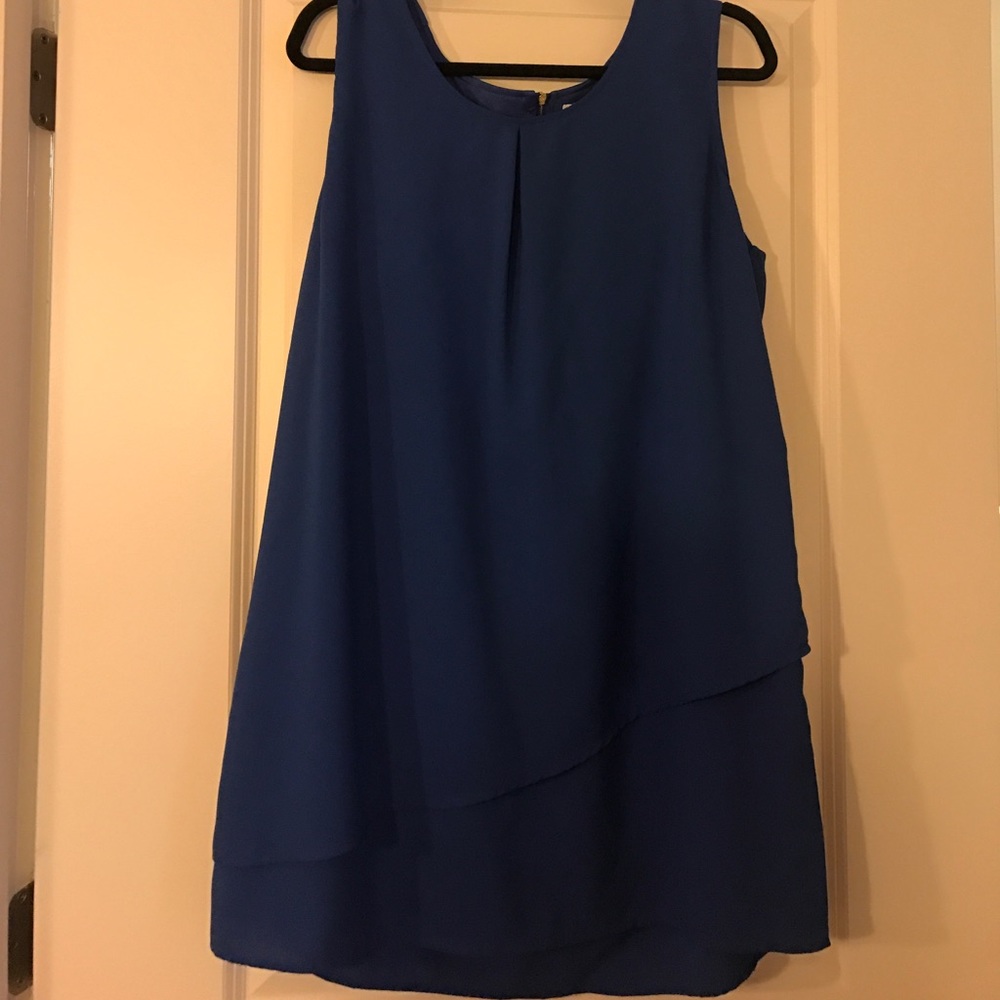 Blue Sleeveless Dress