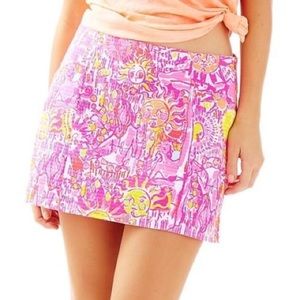 Lilly pulitzer "kinis in the keys" skort size 8