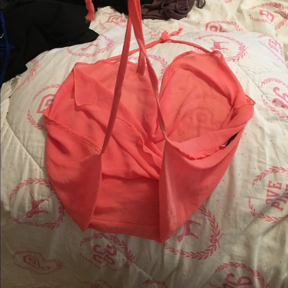 Clubby styled open back shirt