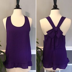 Racerback with Bow Top