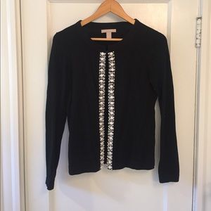 Banana Republic Black Cardigan Sweater