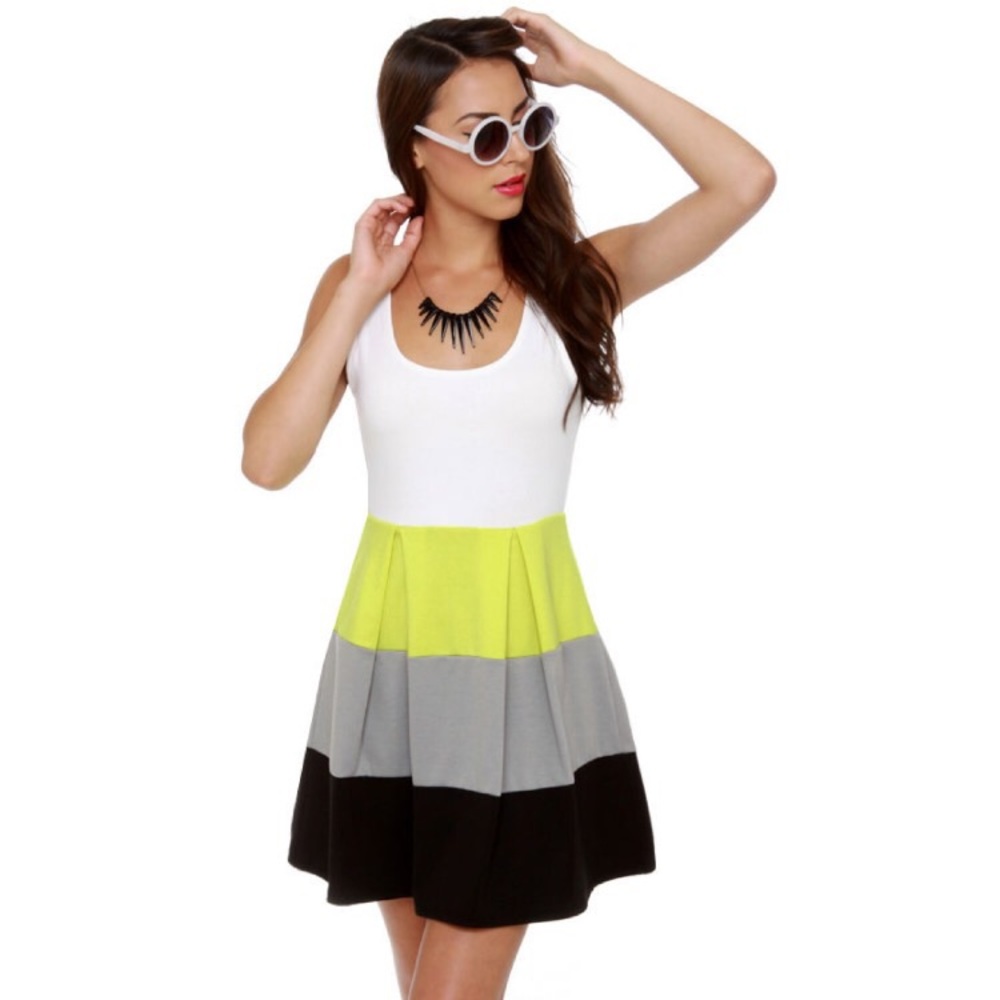 Colorblock Dress