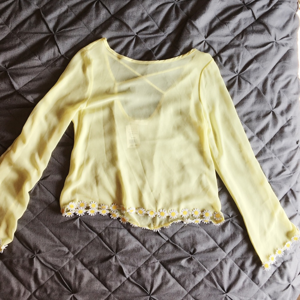 Adorable Daisy Sheer Top