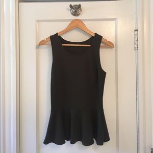 Green Soprano Peplum Top