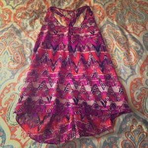 Daytrip printed racerback tank