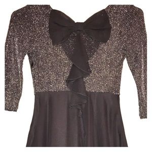 Black Amy Byer dress with ruffles. Size 8