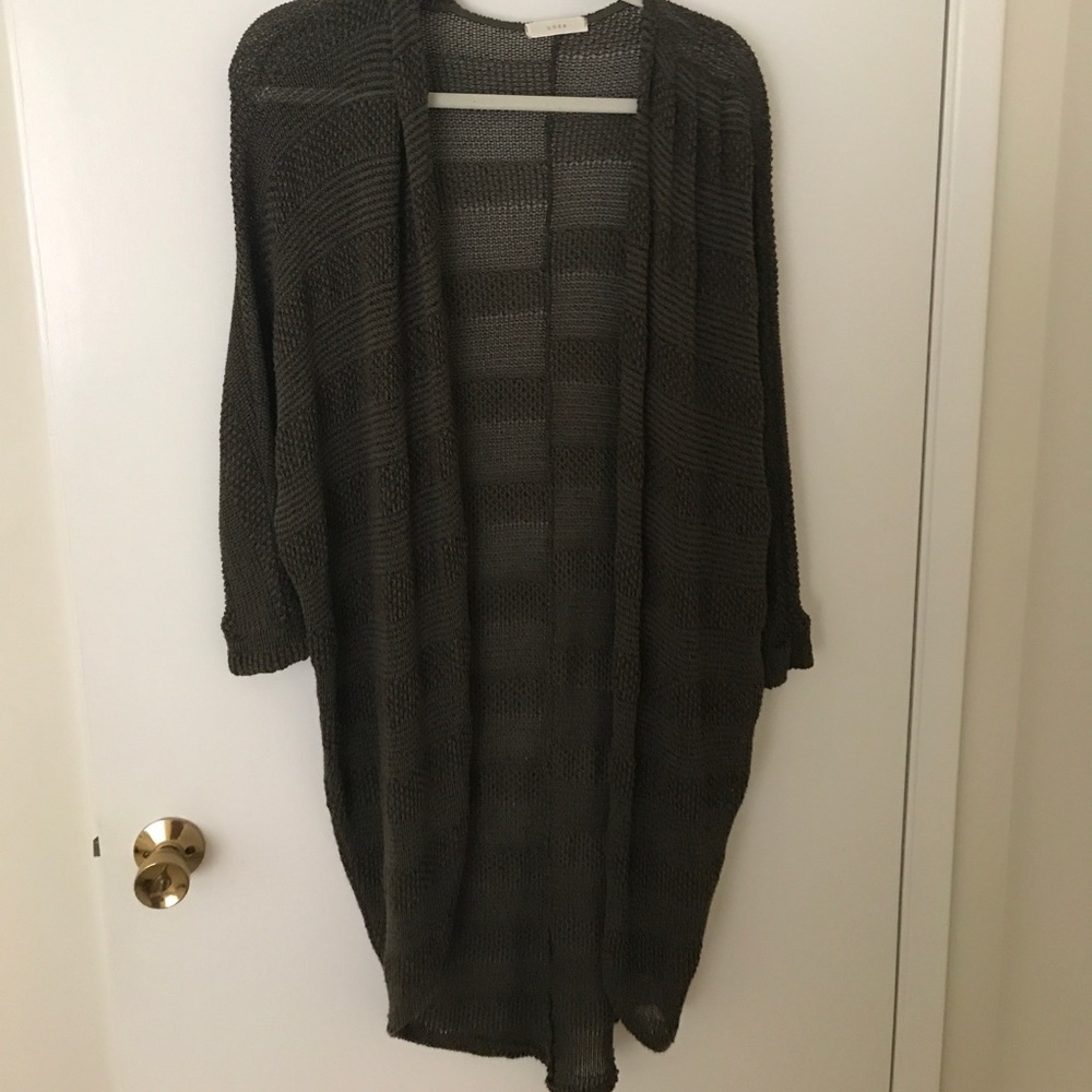 Olive green lush sweater