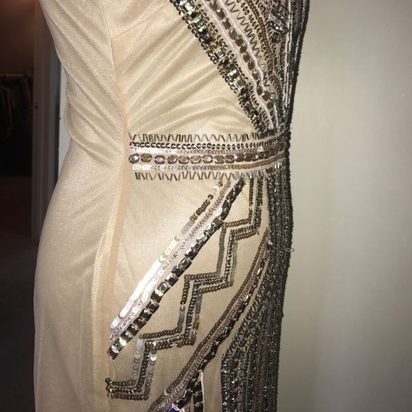 Art deco sequin sleeveless dress - Picture 4 of 5