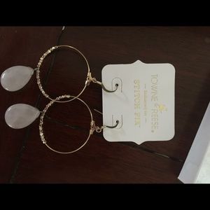 Towne and Reese Shay Hoop Earrings