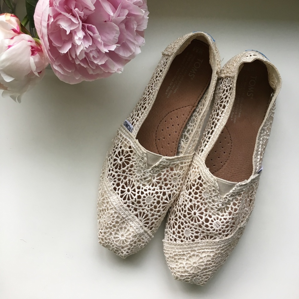 TOMS crochet natural Moroccan classics