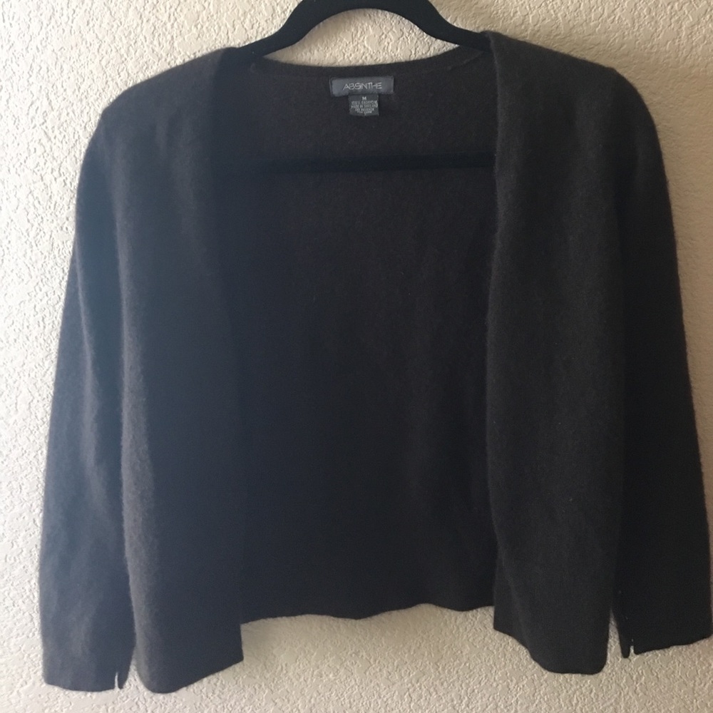 Brown cashmere sweater