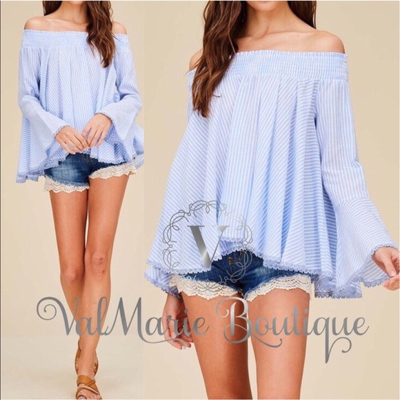 📍CLEARANCE 📍Off Shoulder Linen Top Blouse - Picture 2 of 3