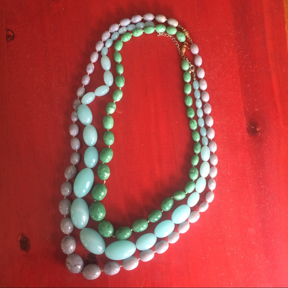 Set of Three Beaded Necklaces